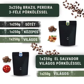   Kezdő Csomag - Belépő a specialty kávék világába - 4x250g 