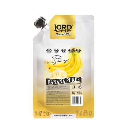LORD OF TASTE gyümölcspüré, banán, 1kg