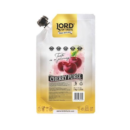 LORD OF TASTE gyümölcspüré, meggy, 1kg
