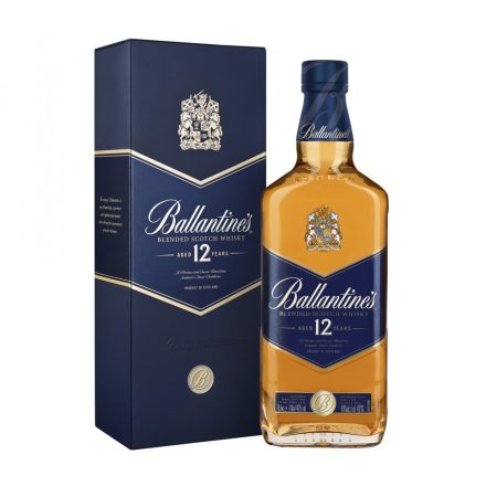 Ballantines 12 éves  díszdobozban 0,7l Blended Skót Whisky [40%]