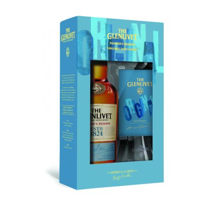The Glenlivet Founders Reserve 0,7l + 2 pohár Single Malt Skót Whisky [40%]