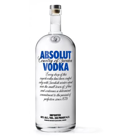 ABSOLUT vodka 4,5l [40%]
