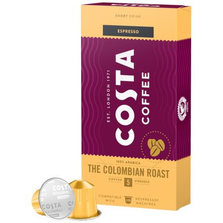 COSTA COFFEE Colombian Roast 10db kapszulás kávé (Nespresso kompatibilis)
