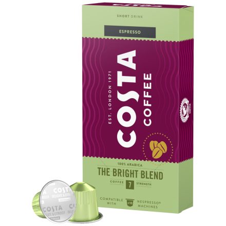 COSTA COFFEE The Bright Blend 10db kapszulás kávé (Nespresso kompatibilis)