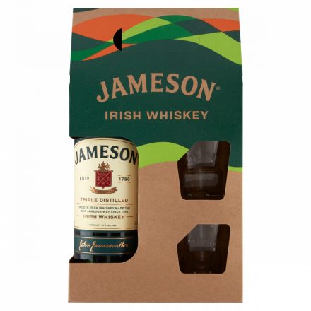Jameson 2 pohárral díszdobozban 0,7l Ír Whiskey [40%]