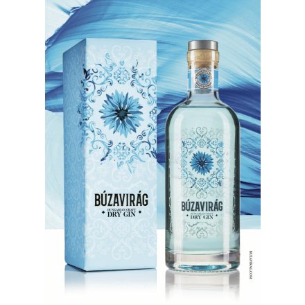 Búzavirág 0,7l Díszdobozban Kézműves Magyar Gin [40%]