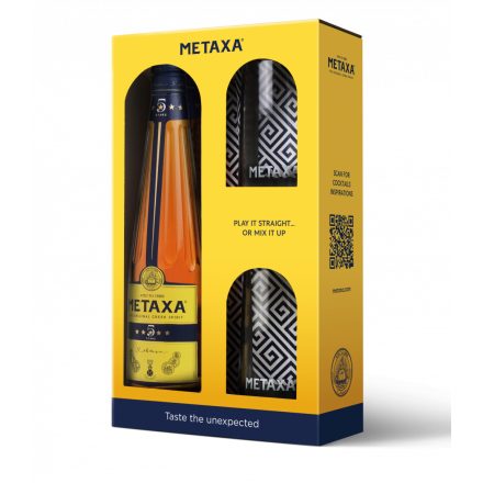 Metaxa 5* 0,7l 2 pohál  [38%]