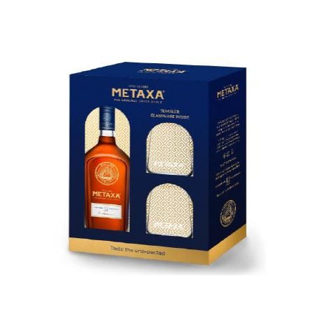 Metaxa 12* 0,7l 2pohár Brandy jellegű szeszesital [40%]