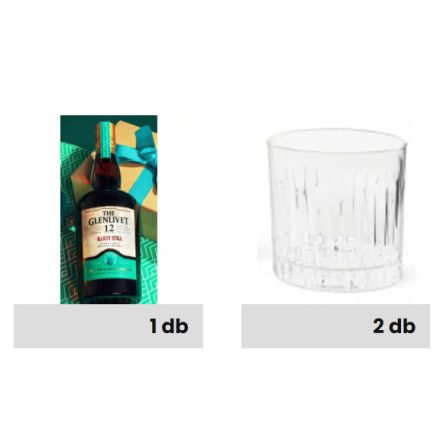 The Glenlivet 12 éves 0,7l Illicit Still Single Malt Skót whisky [48%] + 2 ajándék pohár
