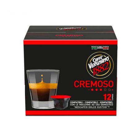 CAFFE' VERGNANO Cremoso Kávé 12db kapszula (Dolce Gusto kompatibilis)