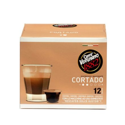 CAFFE' VERGNANO Cortado Kávé 12db kapszula (Dolce Gusto kompatibilis)
