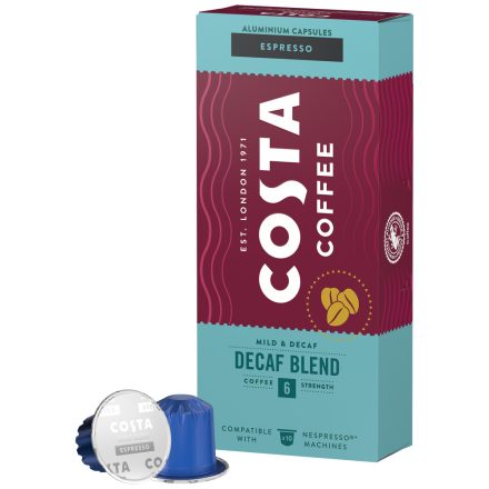 COSTA COFFEE Koffeinmentes 10db kapszulás kávé (Nespresso kompatibilis)