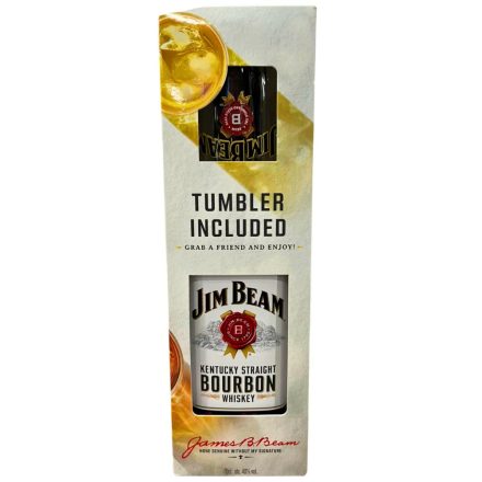 Jim Beam 0,7l + pohár Bourbon Whiskey [40%]