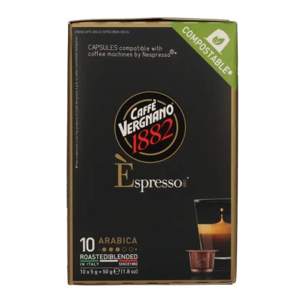 Caffe' Vergnano ARABICA 10db kapszulás kávé (Nespresso kompatibilis)
