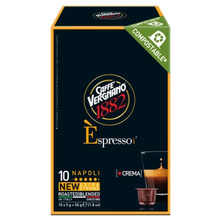 Caffe' Vergnano NAPOLI 10db kapszulás kávé (Nespresso kompatibilis)