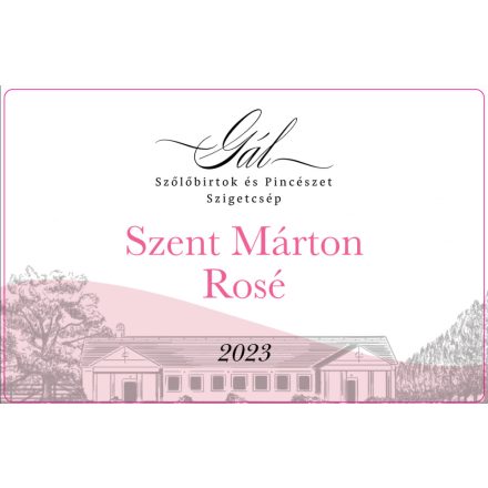 Szent Márton Rosé cuvée száraz rozébor 0,75L 2023