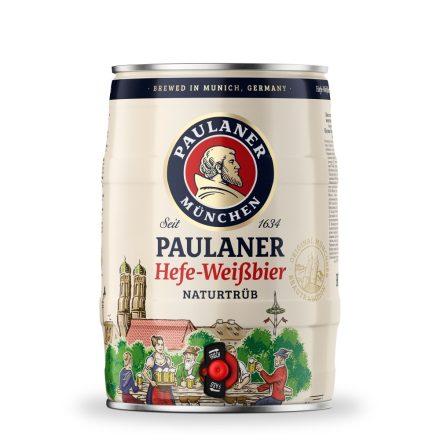 Paulaner Hefe Weissbier 5L Partihordó szüretlen búzasör [5,5%]