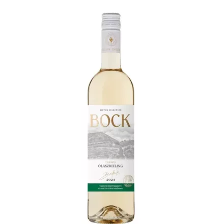 Bock Villányi Olaszrizling 2025. 0,75l száraz fehérbor