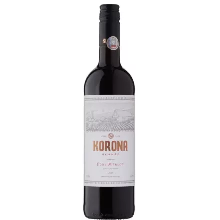 Egri Korona Borház Egri Merlot 2018. 0,75l száraz vörösbor