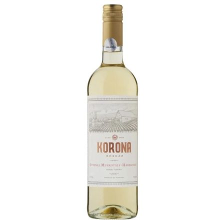 Egri Korona Borház Egri Ottonel Muskotály Hárslevelű 2024. 0,75l félédes fehérbor