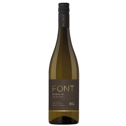 Font Soltvadkerti Ezerjós Selection 2020. 0,75l száraz fehérbor
