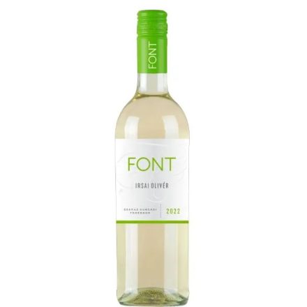 Font Kunsági Irsai Olivér 2024. 0,75l száraz fehérbor