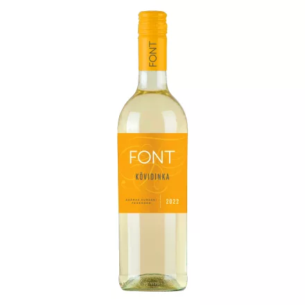 Font Duna-Tisza közi Kövidinka 2024. 0,75l száraz fehérbor