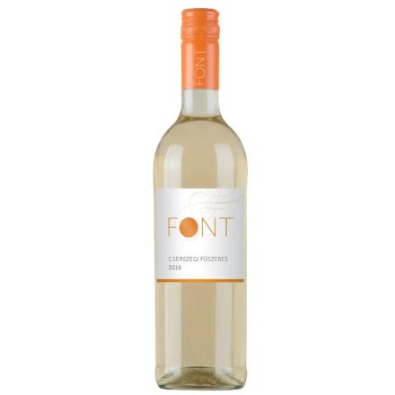 Font Duna-Tisza közi Cserszegi Fűszeres 2024. 0,75l félédes fehérbor