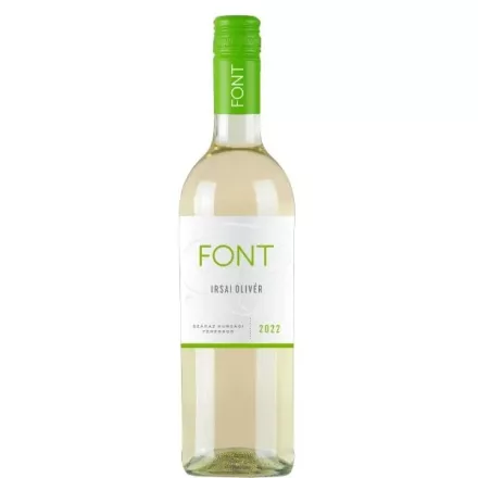 Font Kunsági Irsai Olivér 2025. 0,75l száraz fehérbor