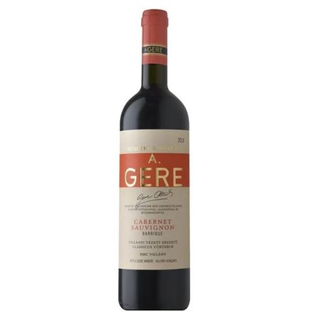 Gere A. Villányi Cabernet Sauvignon Barrique 2020. 0,75l száraz vörösbor