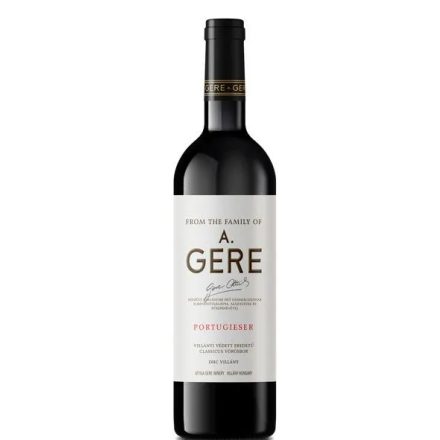 Gere A. Villányi Portugieser 2024. 0,75l száraz vörösbor
