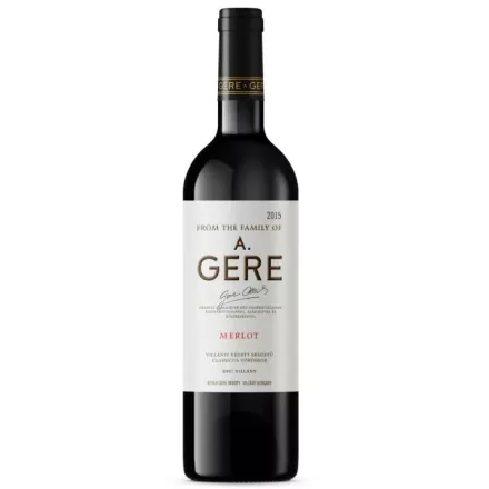 Gere A. Villányi Merlot 2022. 0,75l száraz vörösbor