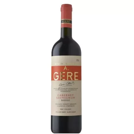 Gere A. Villányi Cabernet Sauvignon Barrique 2022. 0,75l száraz vörösbor