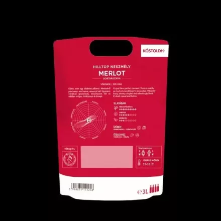 Hilltop Merlot 3l száraz vörösbor
