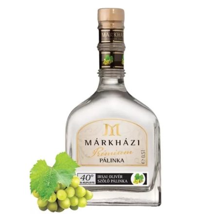 Márkházi Pálinka Prémium Irsai Olivér Szőlő 0,5l