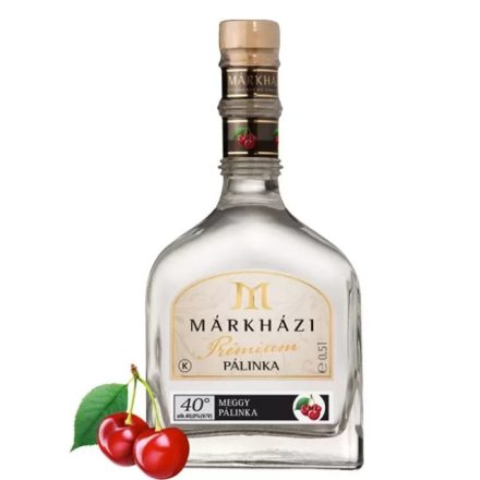 Márkházi Pálinka Prémium Meggy 0,5l