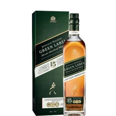 Johnnie Walker Whisky Green Label Blended Malt Scotch 0,7l DD.