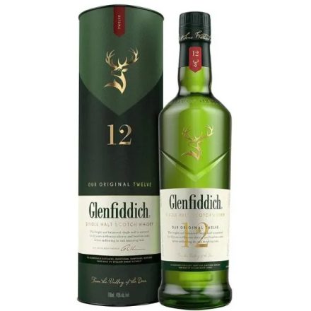 Glenfiddich Whisky 12 years Single Malt Scotch 0,7l DD.