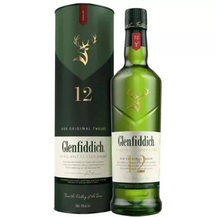 Glenfiddich Whisky 12 years Single Malt Scotch 0,7l DD.