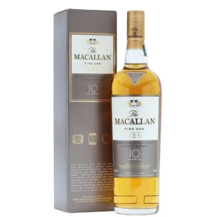 Macallan Whisky 10 years Fine Oak Triple Cask Matured Highland Single Malt Scotch 0,7l DD.