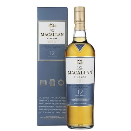 Macallan Whisky 12 years Fine Oak Triple Cask Matured Highland Single Malt Scotch 0,7l DD.