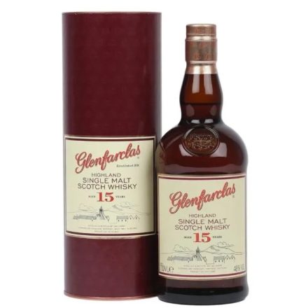 Glenfarclas Whisky 15 years Highland Single Malt Scotch 0,7l DD.