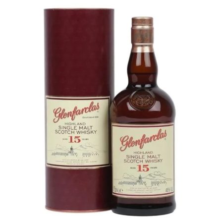 Glenfarclas Whisky 15 years Highland Single Malt Scotch 0,7l DD.