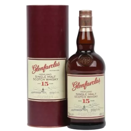 Glenfarclas Whisky 15 years Highland Single Malt Scotch 0,7l DD.