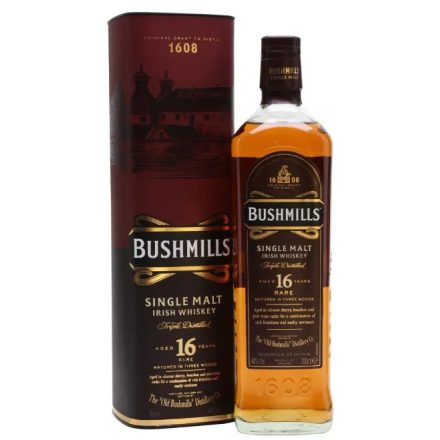 Bushmills Whisky 16 years Single Malt Irish 0,7l DD.