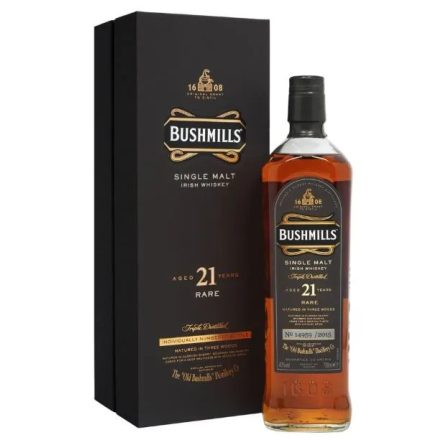 Bushmills Whisky 21 years Single Malt Irish 0,7l DD.