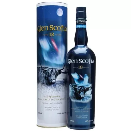 Glen Scotia Whisky 18 years Campbeltown Single Malt Scotch 0,7l DD.