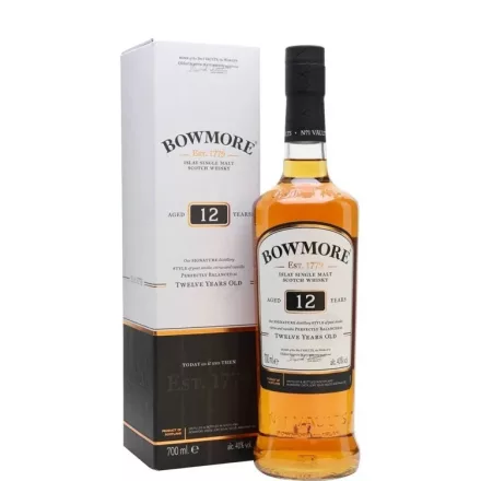 Bowmore Whisky 12 years Islay Single Malt Scotch 0,7l DD.
