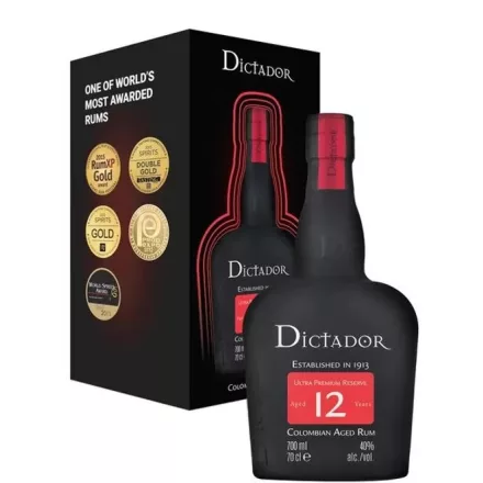 Dictador Rum 12 years 0,7l DD.
