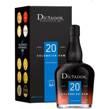 Dictador Rum 20 years 0,7l DD.